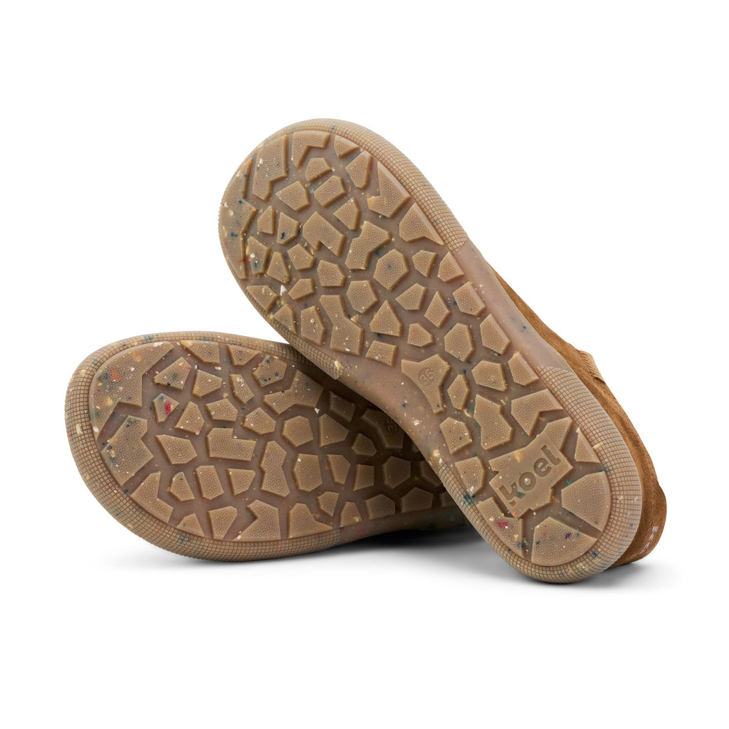 KOEL Damen Barefoot Sneakers FRANCIE SUEDE ECO cognac