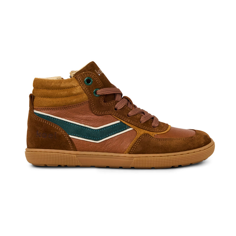KOEL Barefoot Kinder Sneakers bis Größe 41 DANISH CLASSIC cognac