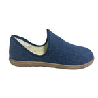 KOEL Damen Barfußschuhe Hausschuhe MERINO - blue