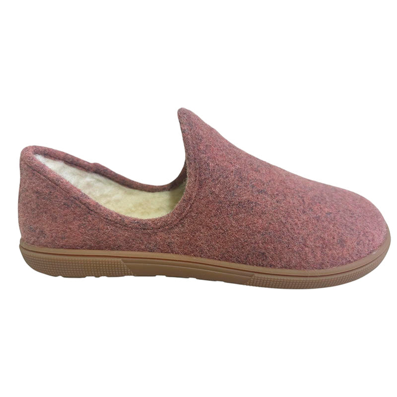 KOEL Damen Barfußschuhe Hausschuhe MERINO - pink