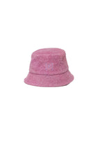ESPADRIJ L'ORIGINALE Hut BUCKET HAT FROTTÉE 90 pink