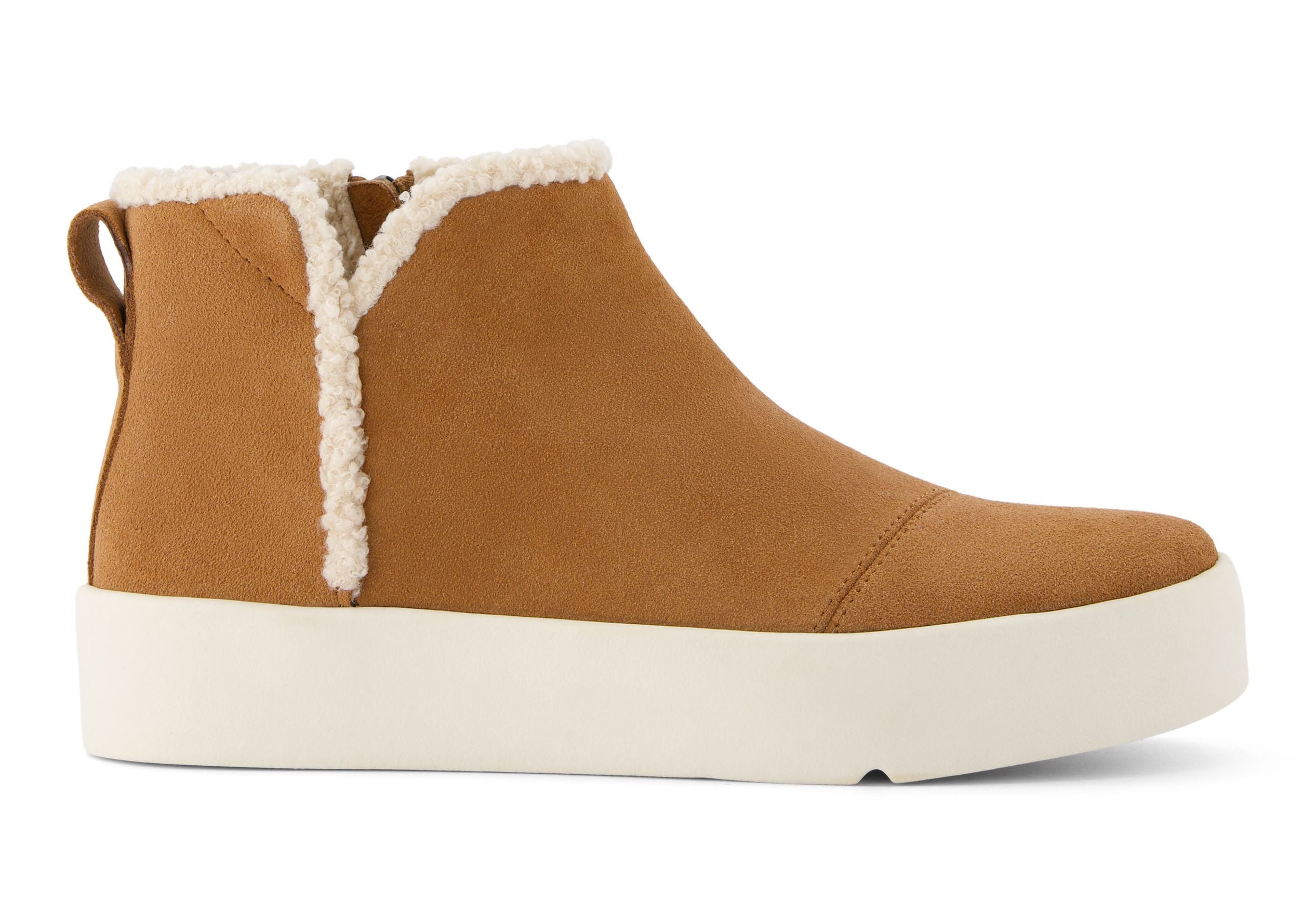 TOMS Damen Booties VERONA MID FAUX 10021437 brown sugar suede