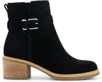 TOMS Damenschuhe - Stiefeletten HAILEY BUCKLE WR 10022549 black suede