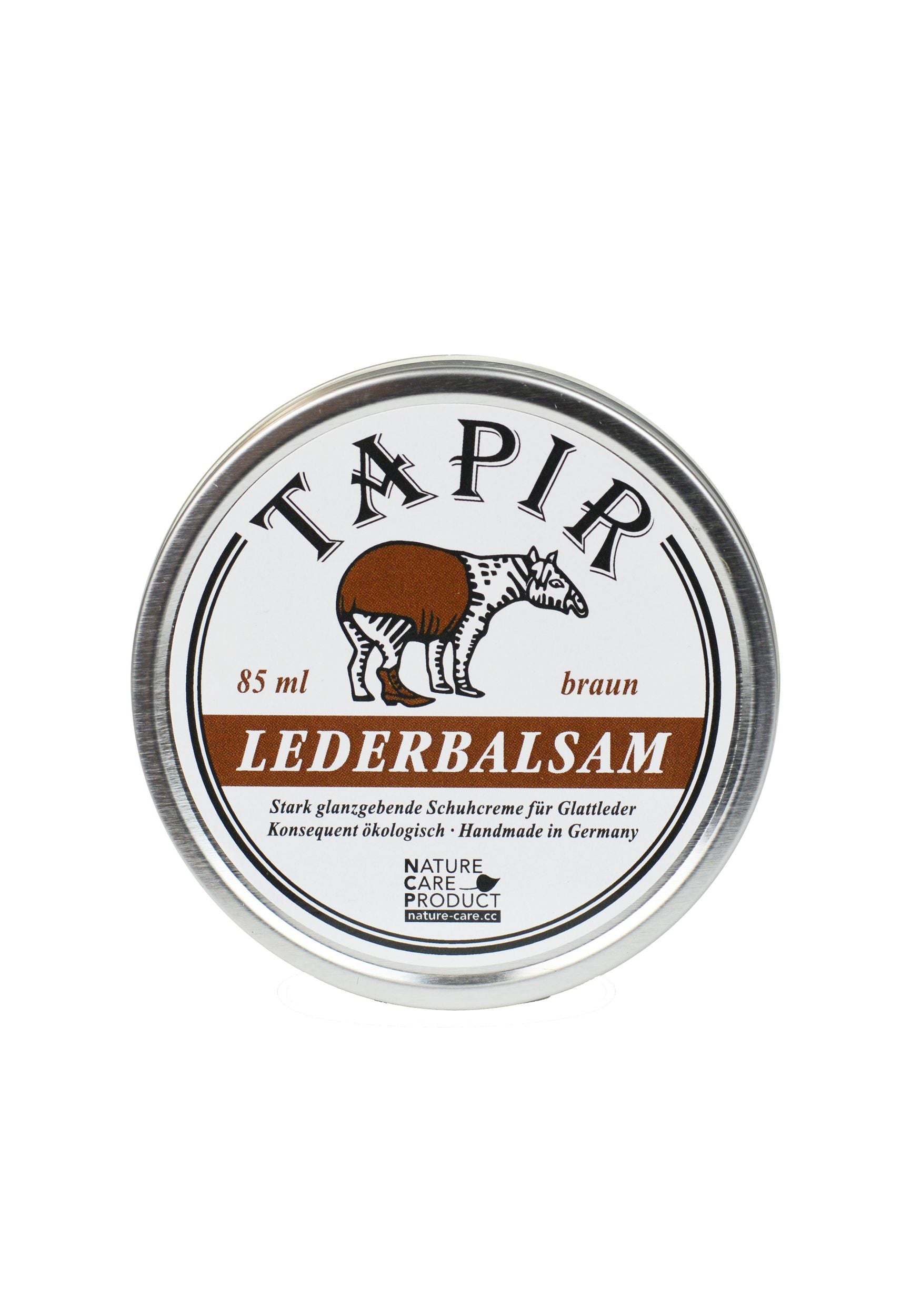 TAPIR - Schuh- und Lederpflege LEDERBALSAM braun 85ml