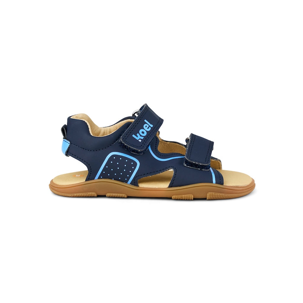 KOEL Barefoot Kinder Sandalen OVA II LEATHER blue | Bester Preis, bester Style – shoedeal