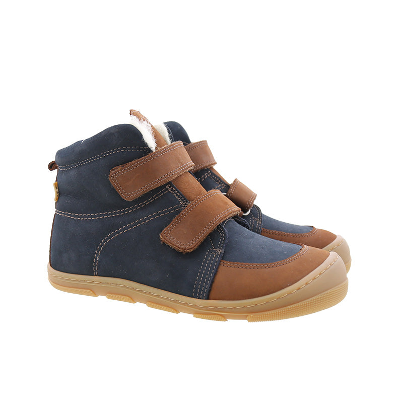 KOEL Barefoot Kinderschuhe - KASI WOOL extra weit - navy