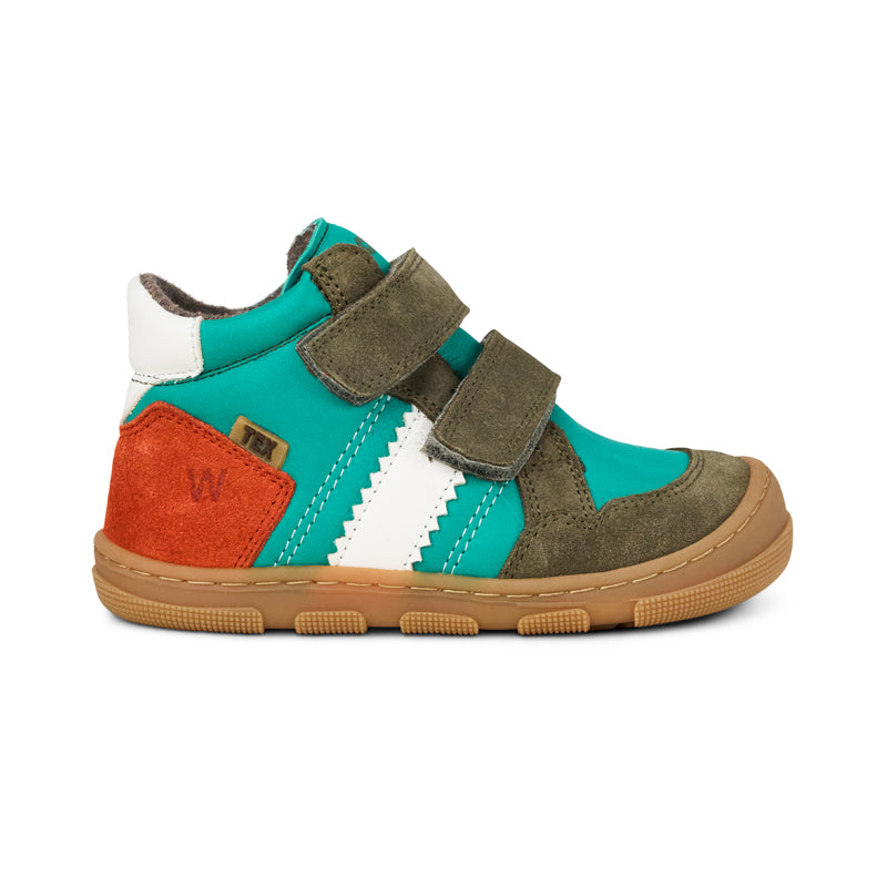 KOEL Barefoot Kinder Übergangsschuhe KABRIEL 3.0 MERINO extra weit green