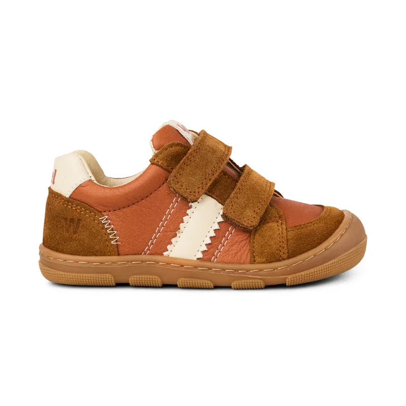 KOEL Barefoot Kinder Sneakers KOBI W II cognac