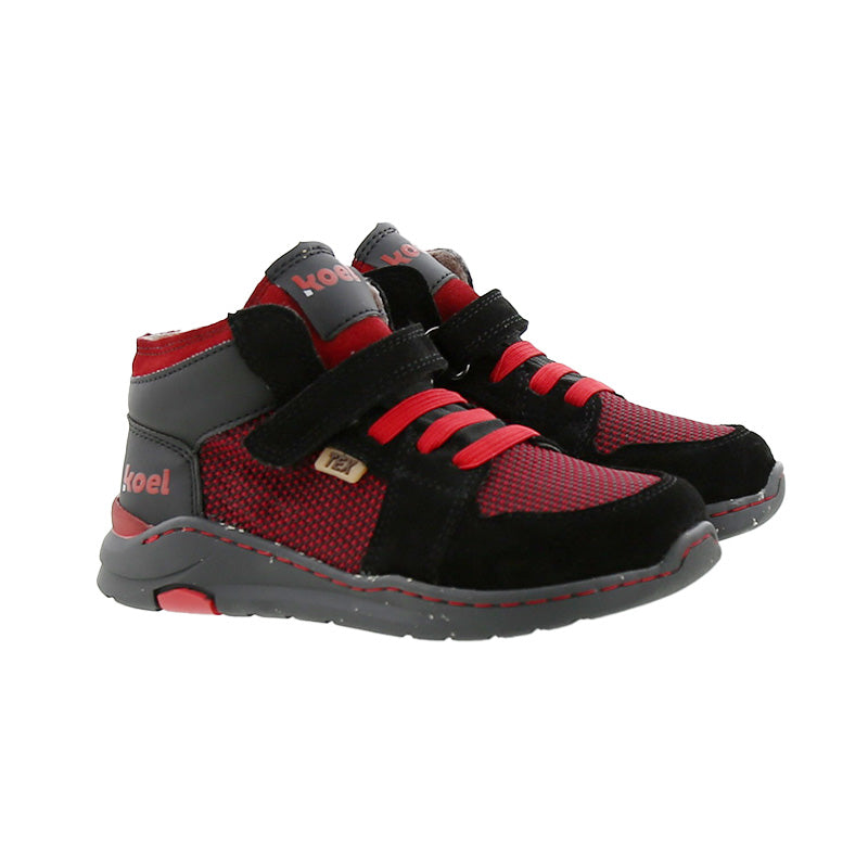 KOEL Barefoot gefütterte Kinderschuhe Sneakers SKY TEX red