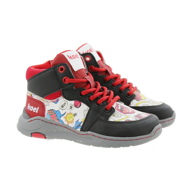 KOEL Barefoot Sneakers für Teenager - SAMU PRINT - red