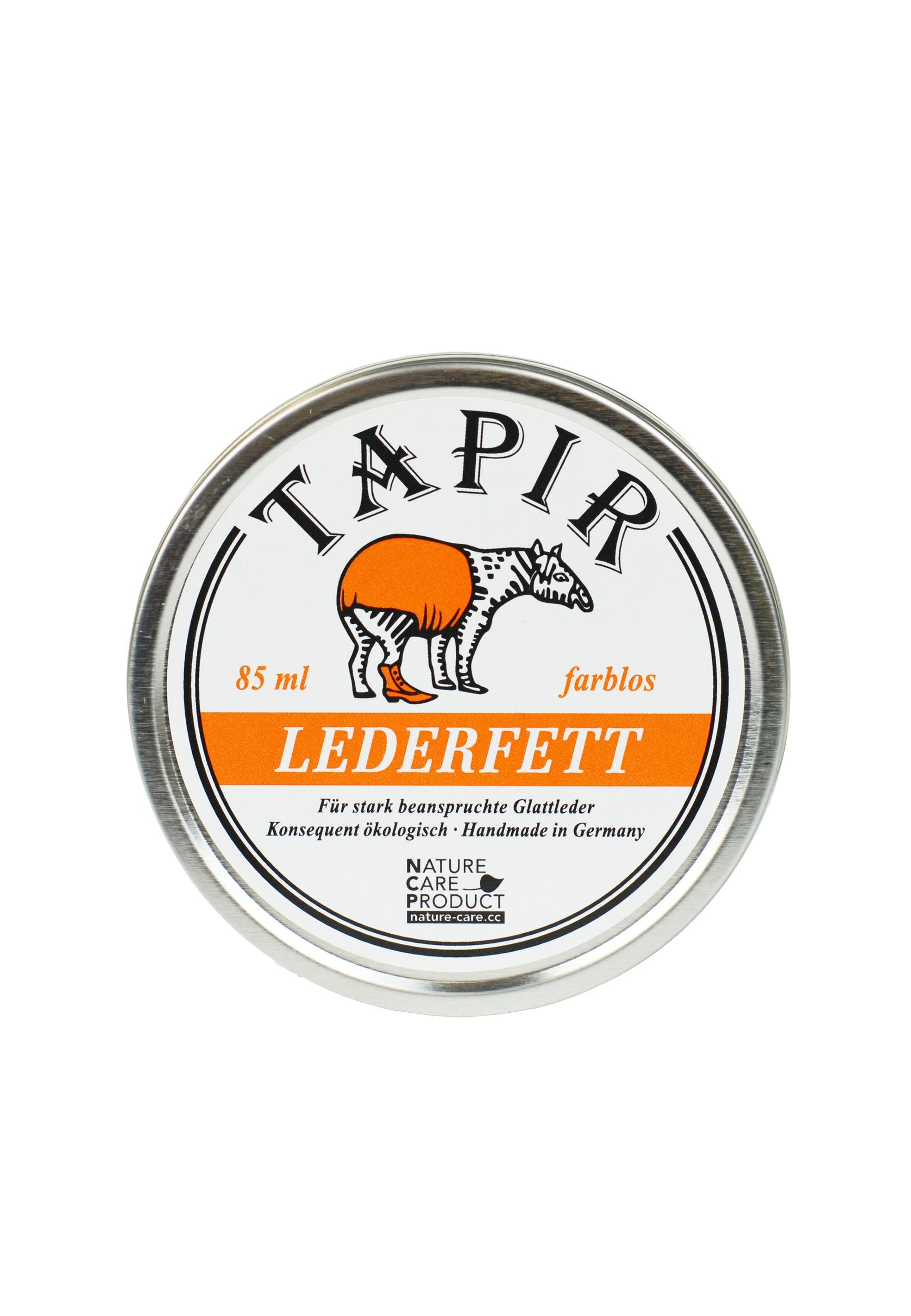 TAPIR - Schuh- und Lederpflege LEDERFETT farblos 85ml