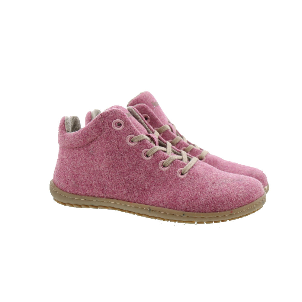 KOEL Damen Barfußschuhe Sneakers INA ECO MERINO pink