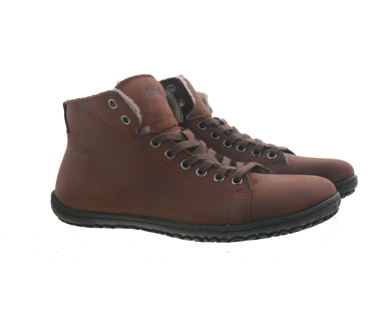 KOEL Damen Barfuß Sneakers IVONE LAMBWOOL 25L048.237 chocolate