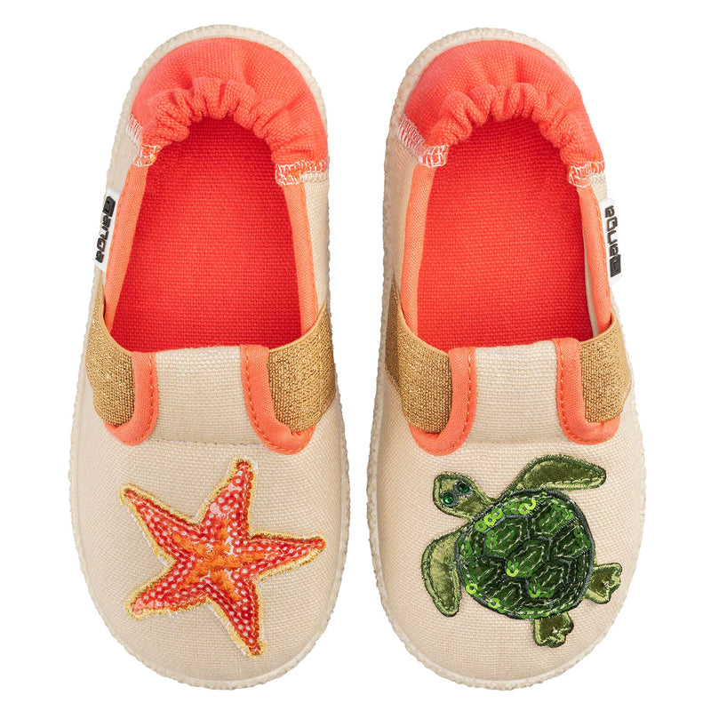 NANGA Kinderschuhe - Hausschuhe GOLDSTRAND 2.0 beige