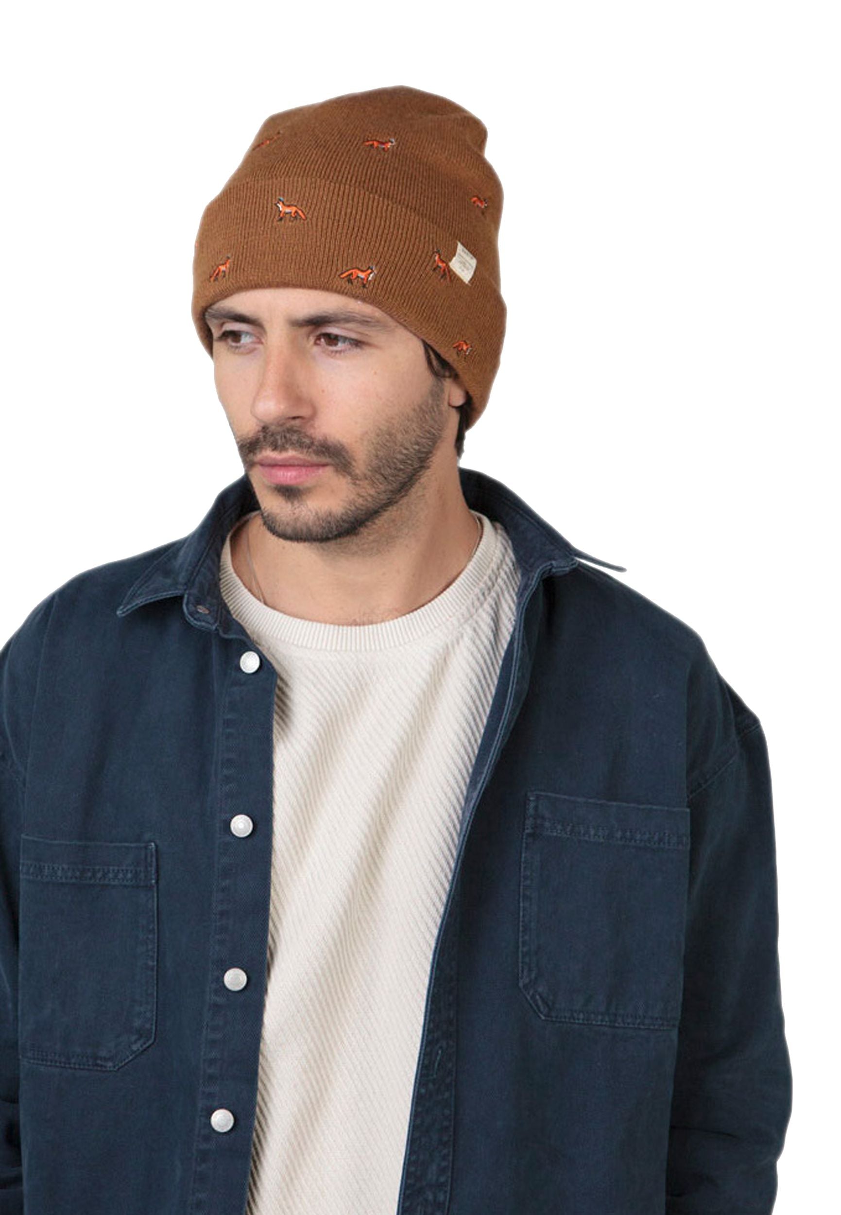 BARTS Herrenmütze Beanie VINSON toffee Füchse