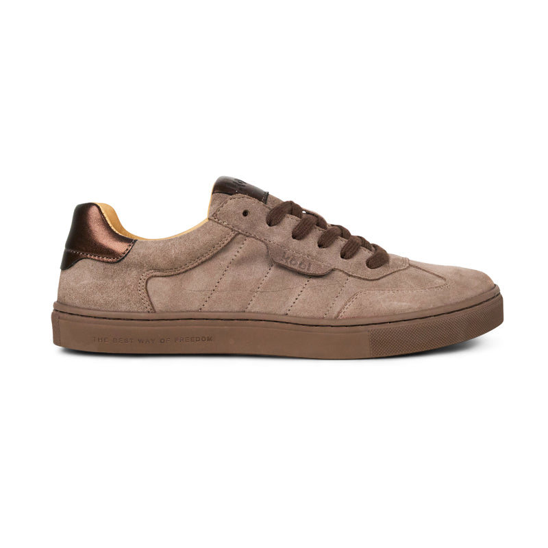 KOEL Damen Barefoot Sneakers HELENA SUEDE taupe
