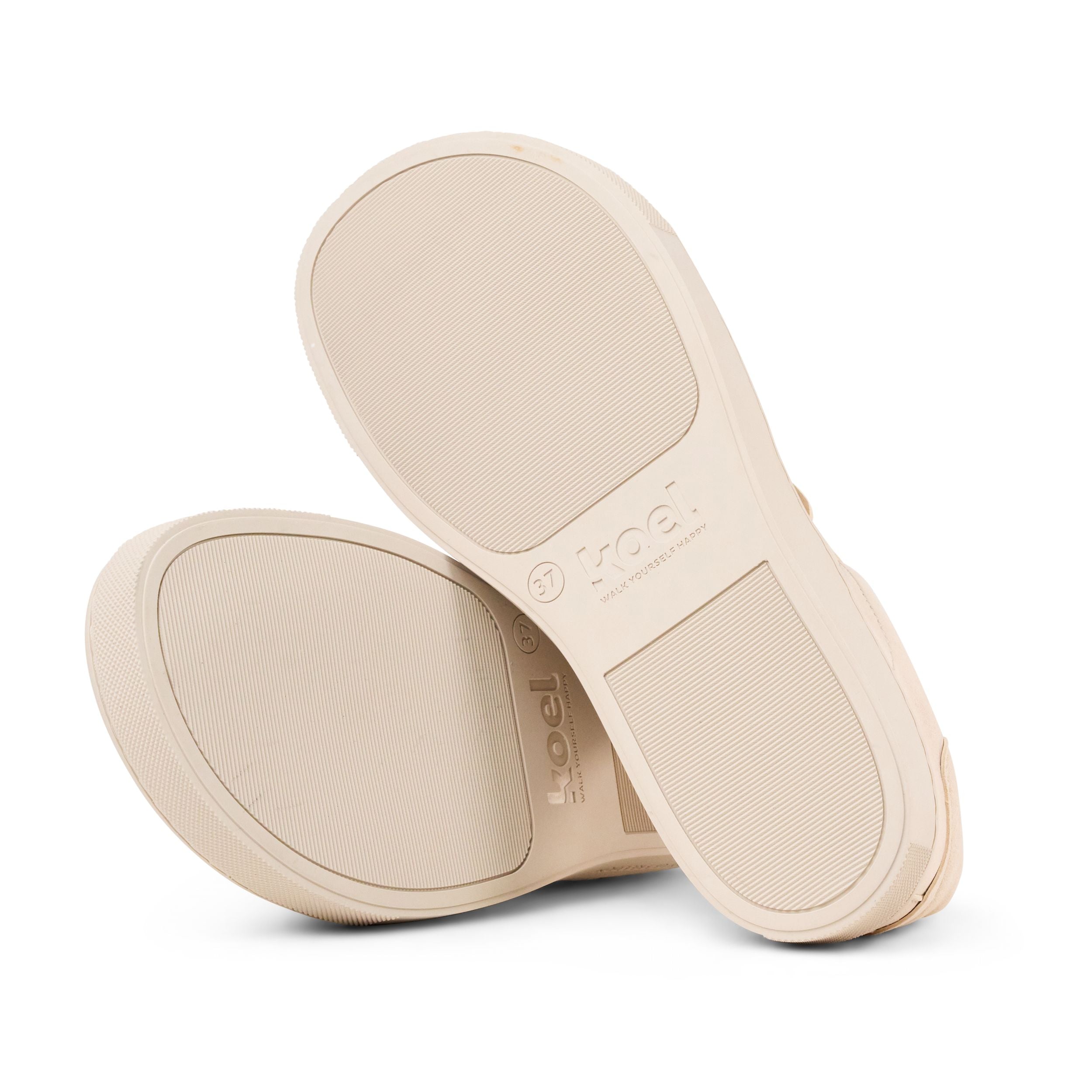 KOEL Damen Barefoot Sneakers HELENA SUEDE beige