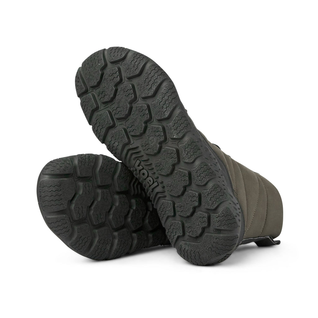 KOEL Damen Barefoot Outdoor Booties RIVER MERINO - green
