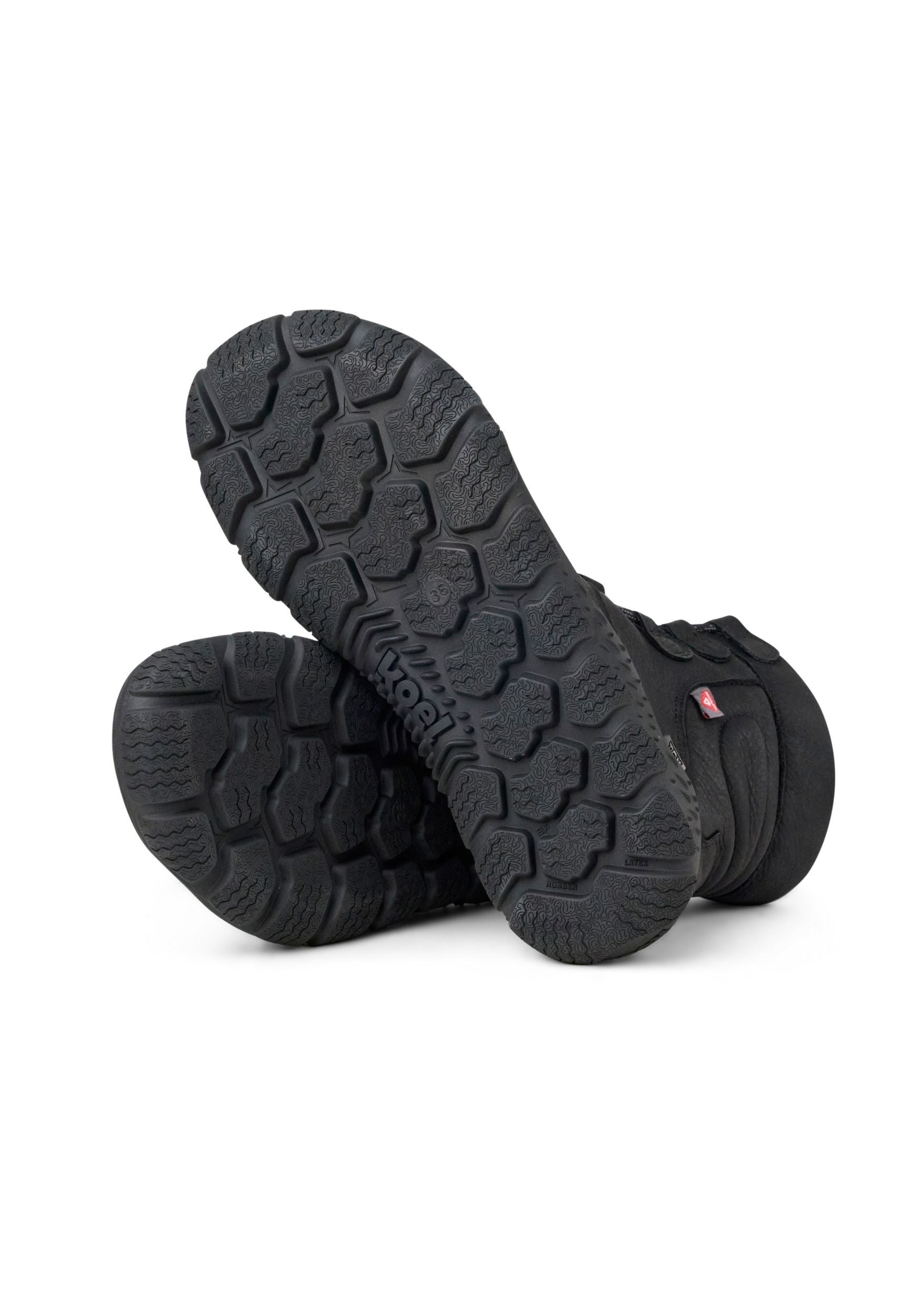 KOEL Herrenschuhe Barefoot Trekking Boots - RISO MERINO - black