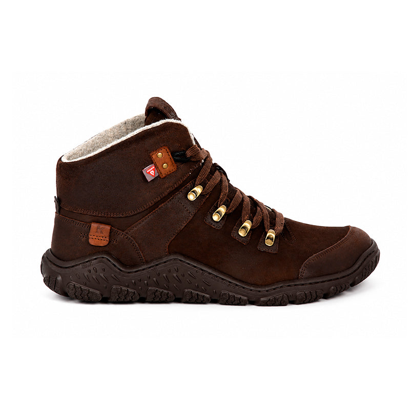 KOEL Herren Barefoot Outdoor Boots ROBO 2.0 MERINO brown