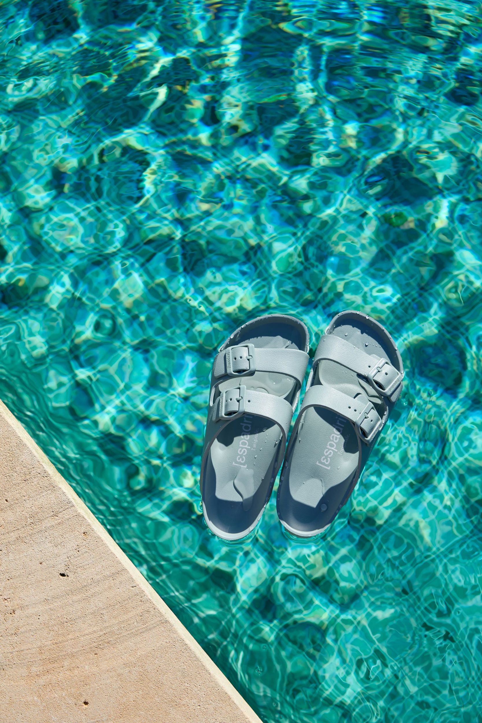 ESPADRIJ L'ORIGINALE Damen Pantolette AMI POOL pistache