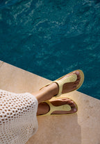ESPADRIJ L'ORIGINALE Damen Zehentrenner RIO POOL jaune