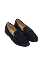 ESPADRIJ L'ORIGINALE Damen Slipper LOAFER CLASSIC VELOUR marine