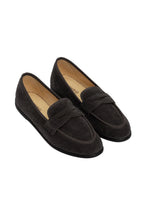 ESPADRIJ L'ORIGINALE Damen Slipper LOAFER CLASSIC VELOUR noir