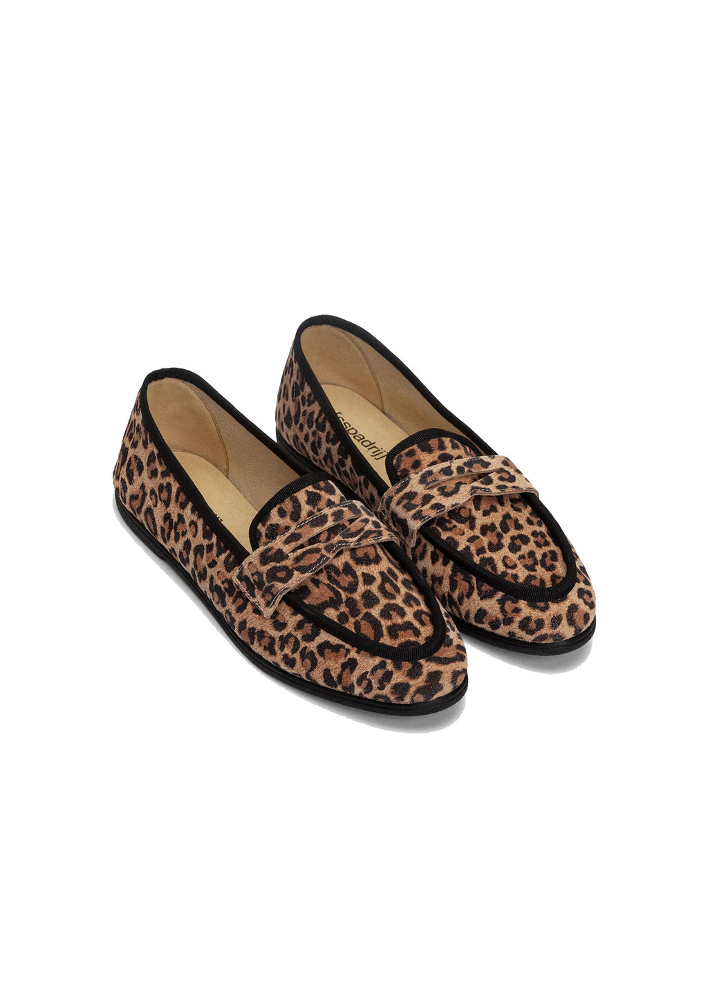 ESPADRIJ L'ORIGINALE Damen Slipper LOAFER CLASSIC VELOUR LEO leopard