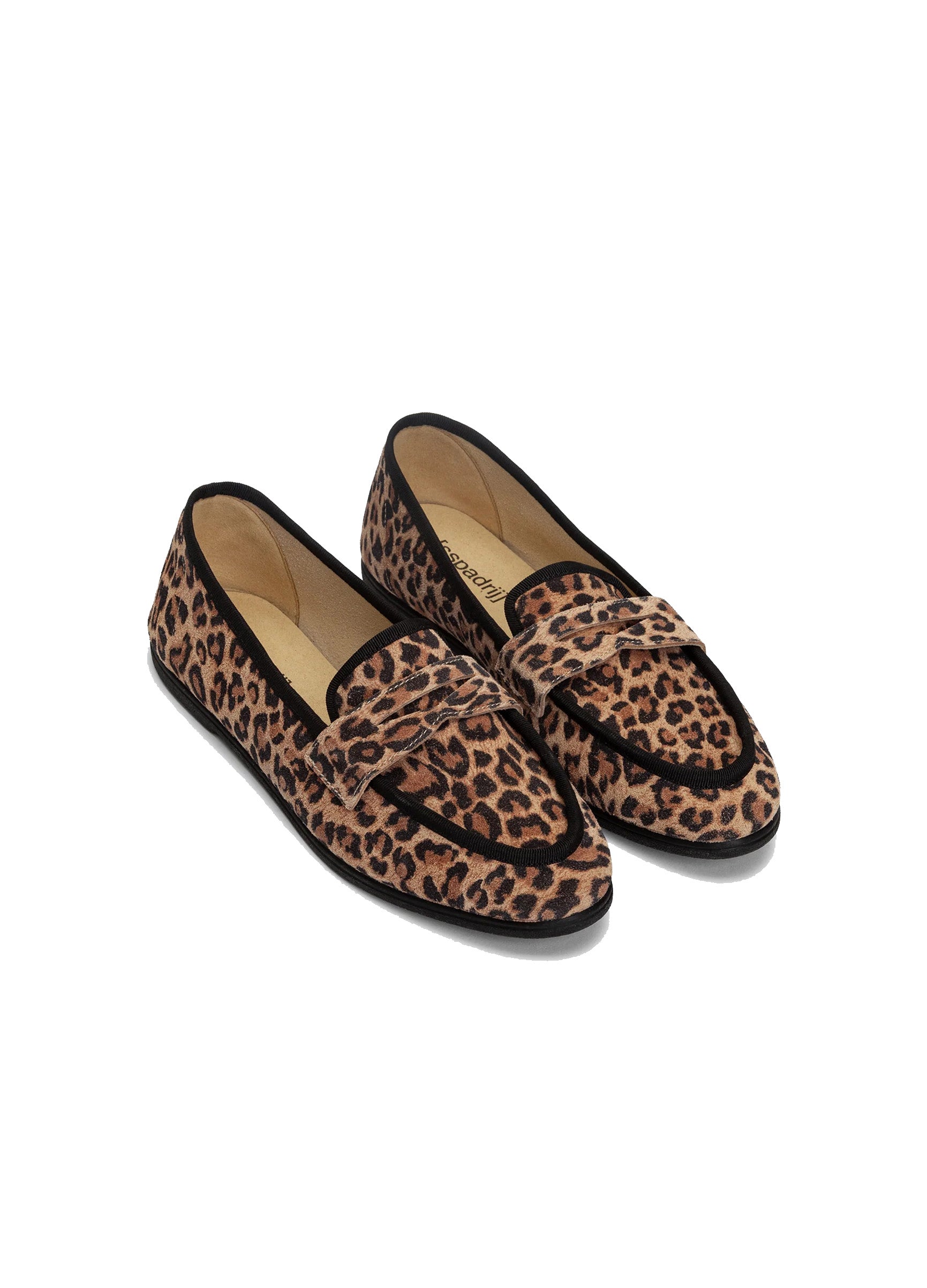 ESPADRIJ L'ORIGINALE Damen Slipper LOAFER CLASSIC VELOUR LEO leopard