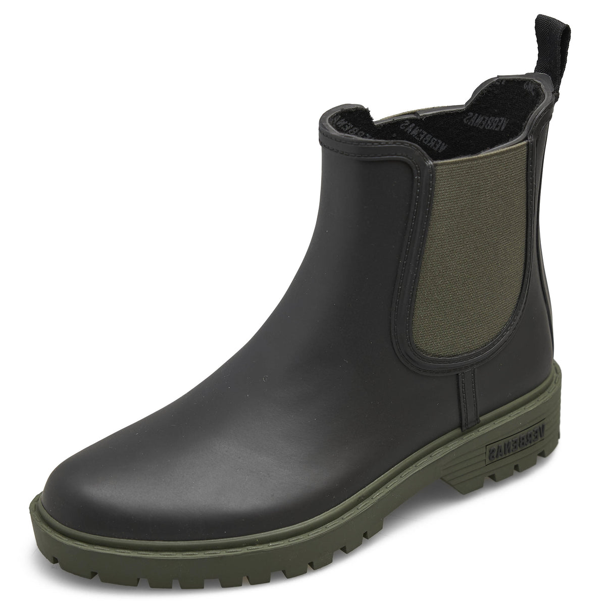 VERBENAS Damen Gummistiefel - GAUDI SMOOTH - black khaki