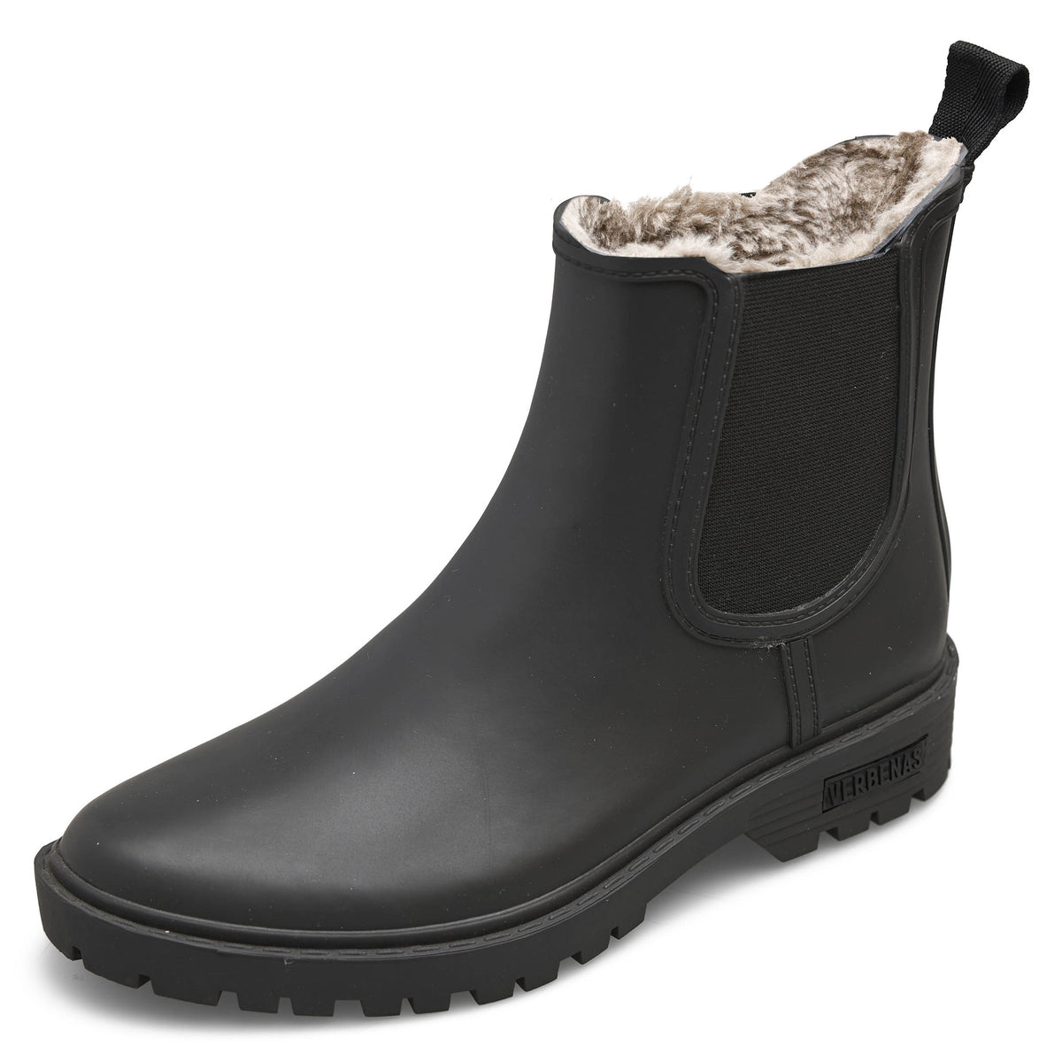VERBENAS Damen Gummistiefel - GAUDI FUR SMOOTH - black black