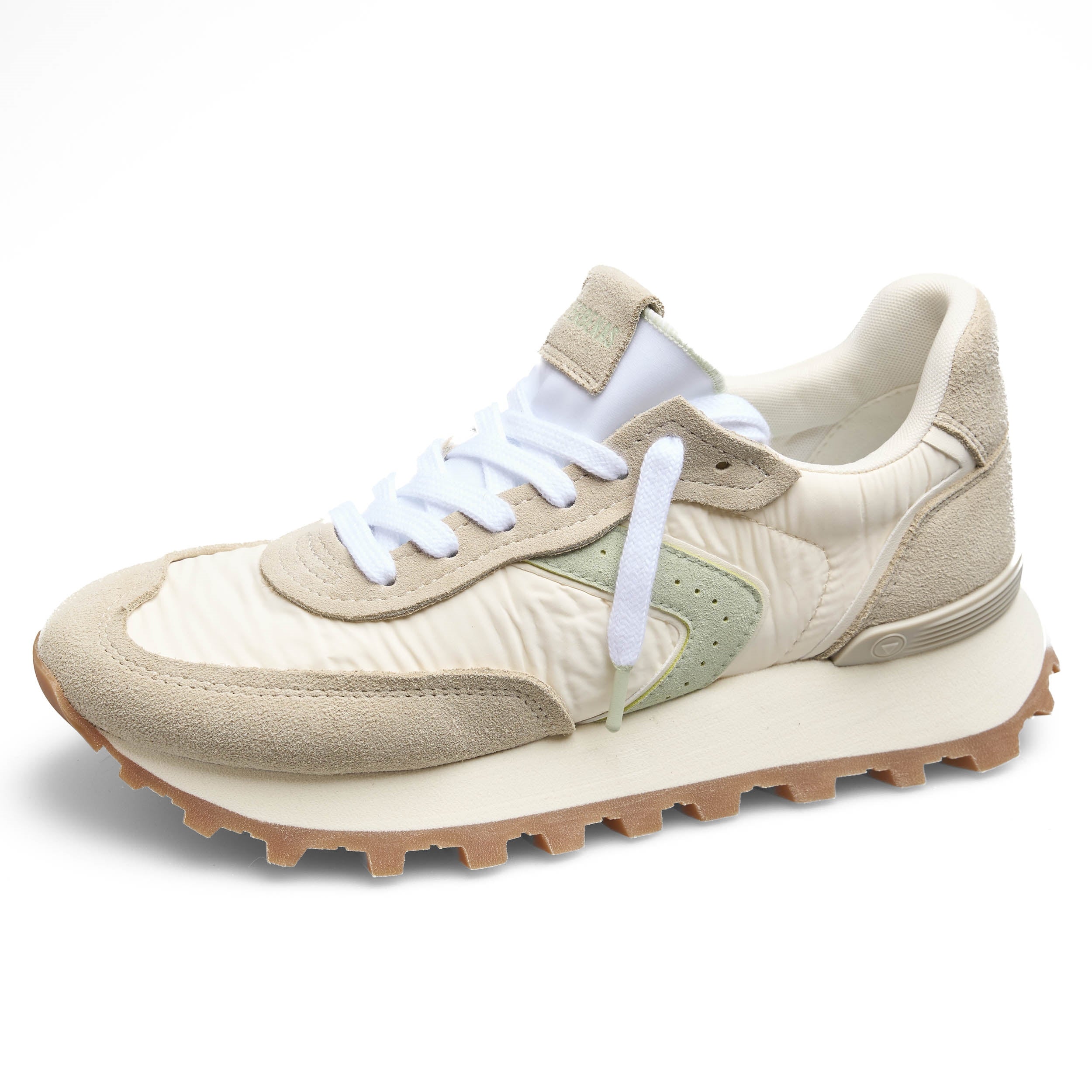 VERBENAS Damen Sneakers CLODETTE TESSALI ivory lime | Bester Preis, bester Style – shoedeal