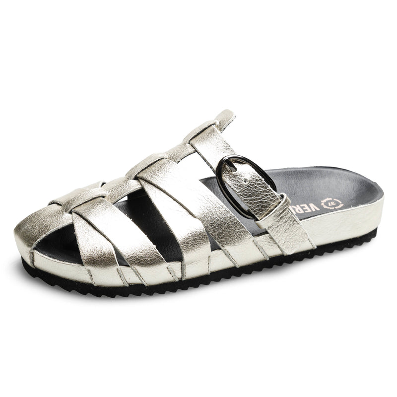 VERBENAS Damen Pantoletten MAVEN nappa met oro | Bester Preis, bester Style – shoedeal