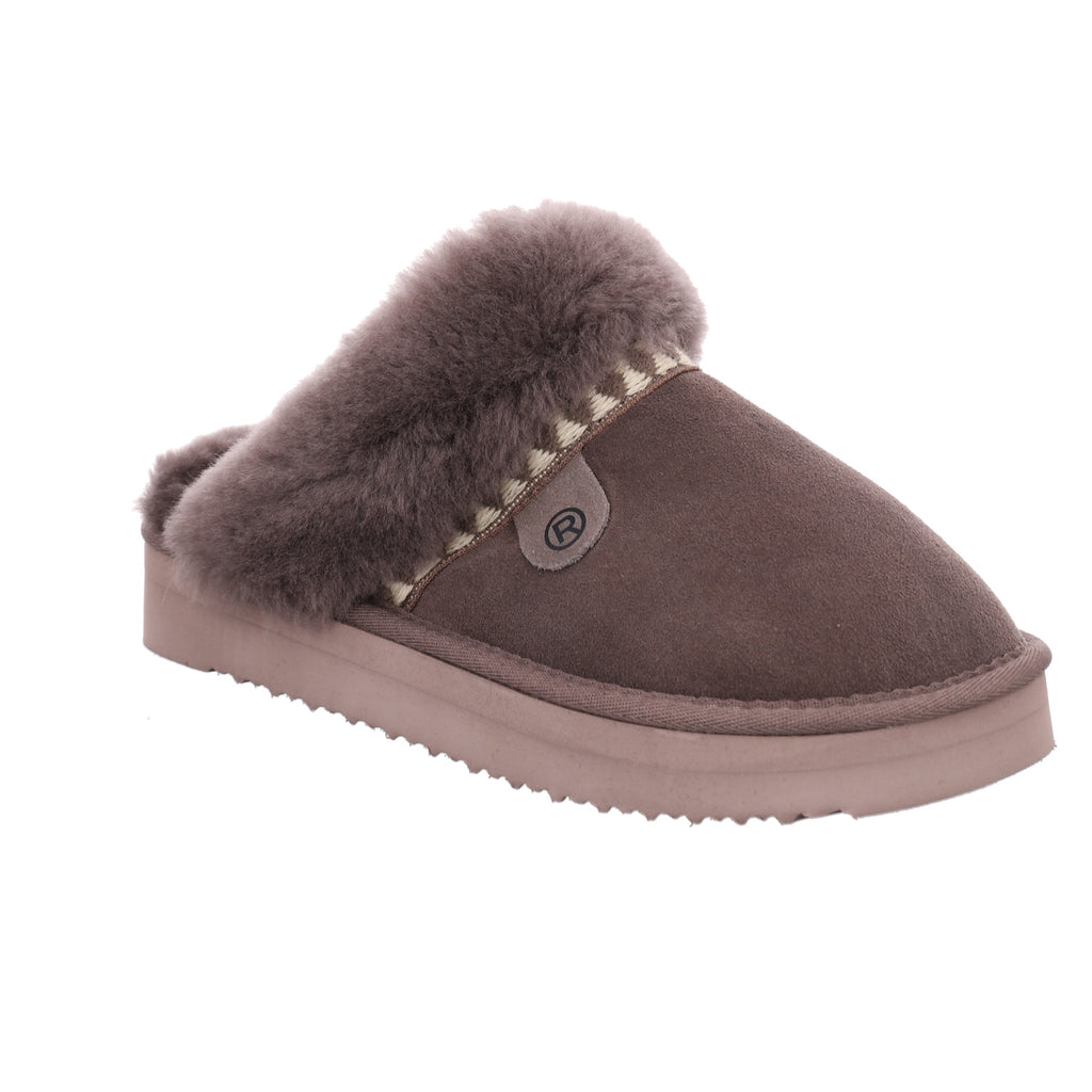 ROHDE Damen Lammfell Hausschuhe - GENOVA 7080 ginger