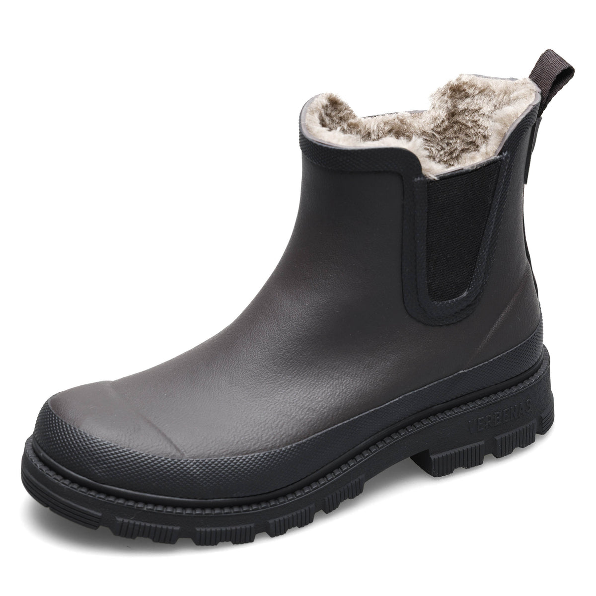 VERBENAS Damen Gummistiefel LUA FUR SMOOTH brown black