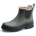 VERBENAS Damen Gummistiefel LUA FUR SMOOTH kaki black