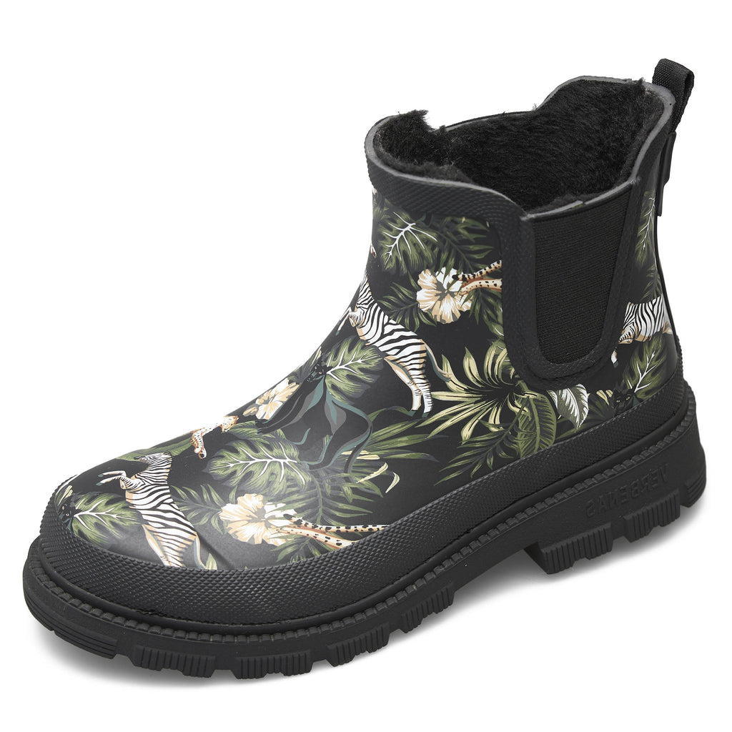 VERBENAS Damen Gummistiefel LUA FUR SMOOTH SELVA black