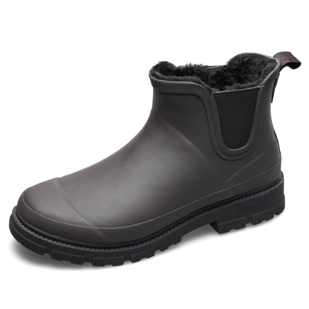 VERBENAS Herren Gummistiefel LUKA FUR SMOOTH brown black