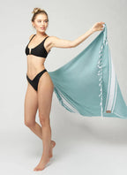 ESPADRIJ L'ORIGINALE - Strandtuch 950 - turquoise - Shoedeal