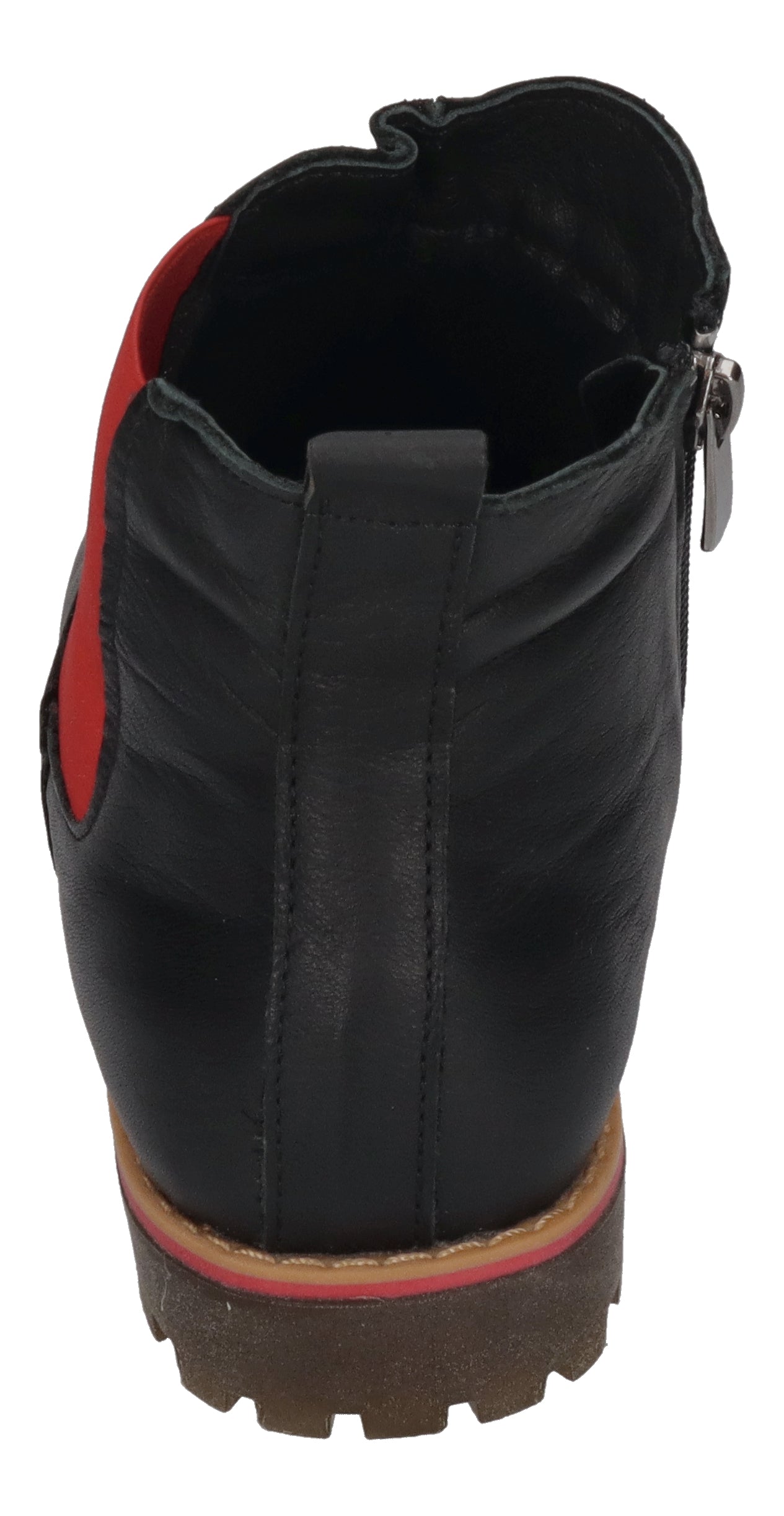 ANDREA CONTI Damen Chelsea Boots 0342846-137 schwarz rot