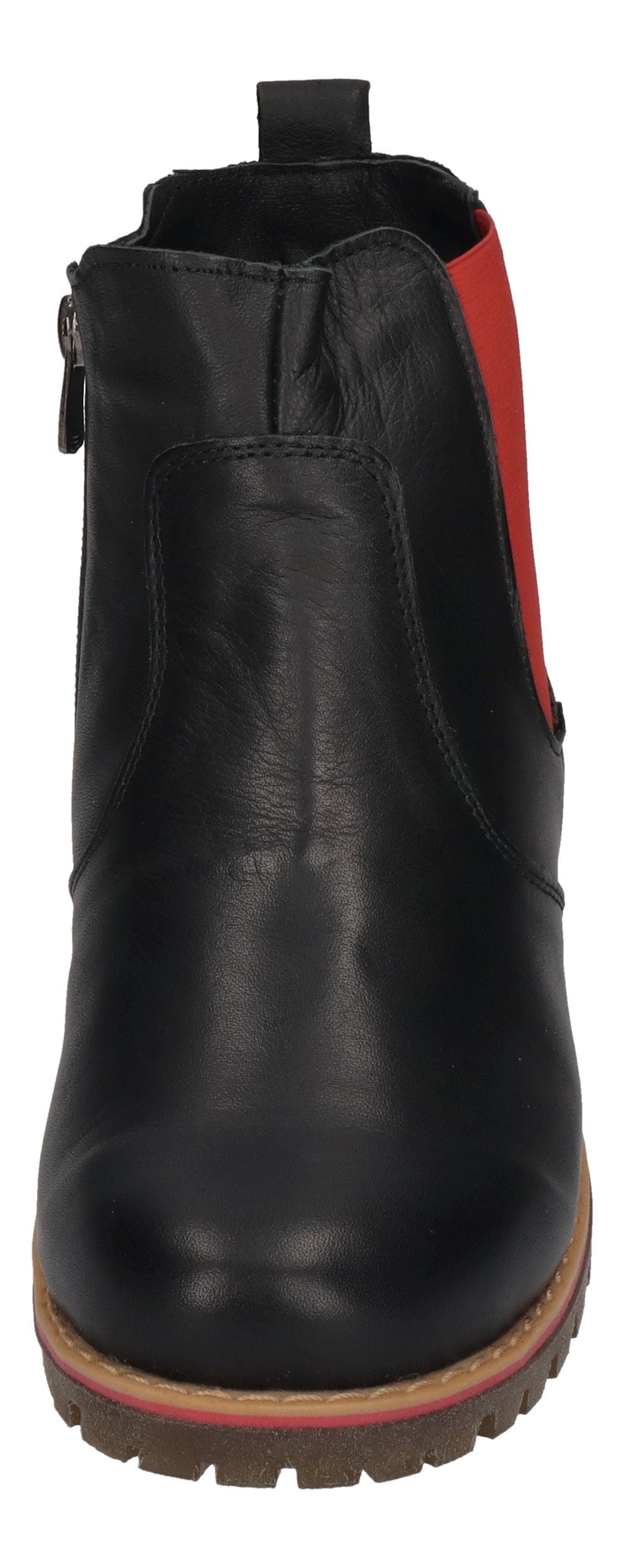 ANDREA CONTI Damen Chelsea Boots 0342846-137 schwarz rot