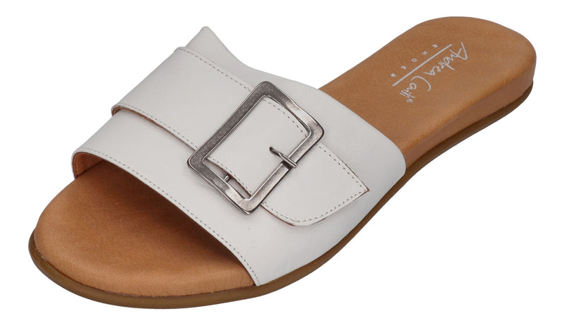 ANDREA CONTI Damenschuhe Pantoletten 0455904-001 weiß