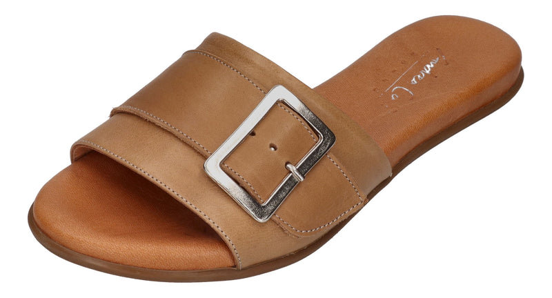 ANDREA CONTI Damenschuhe Pantoletten 0455904-100 brandy