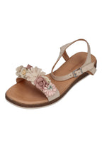 APPLE OF EDEN Damen Sandaletten ISA 68-F ivory flowers