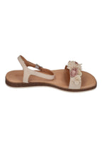 APPLE OF EDEN Damen Sandaletten ISA 68-F ivory flowers