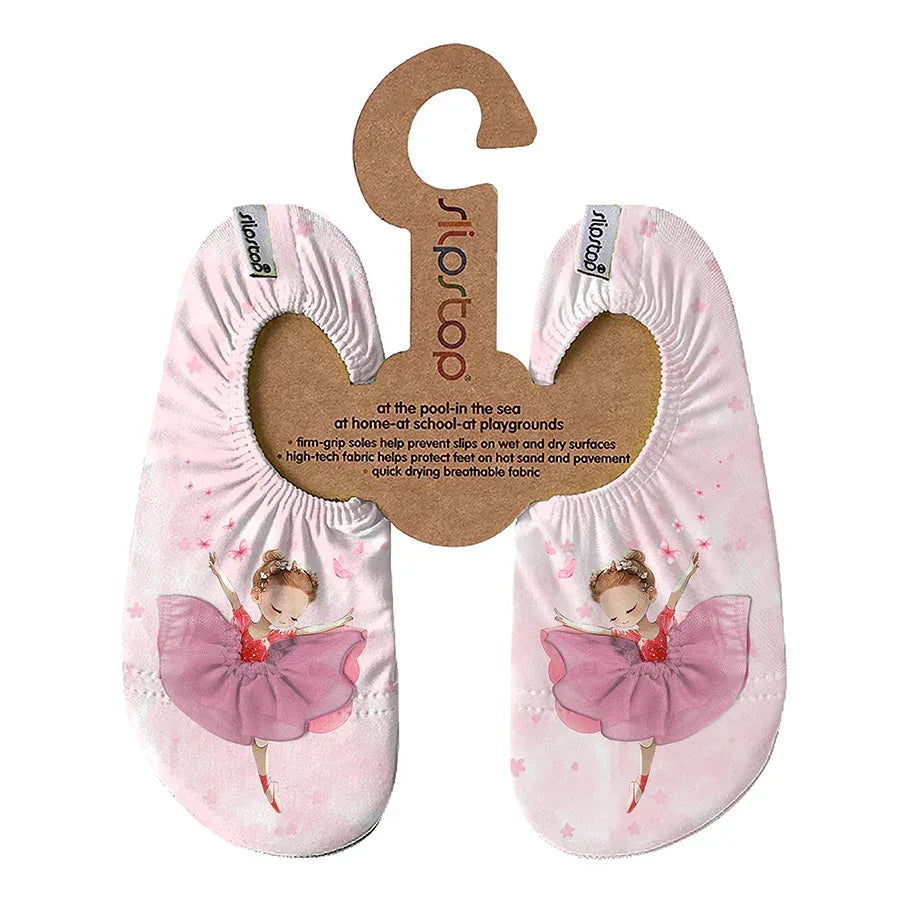 SLIPSTOP Kinder Hausschuhe Badeschuhe Tutu rosa