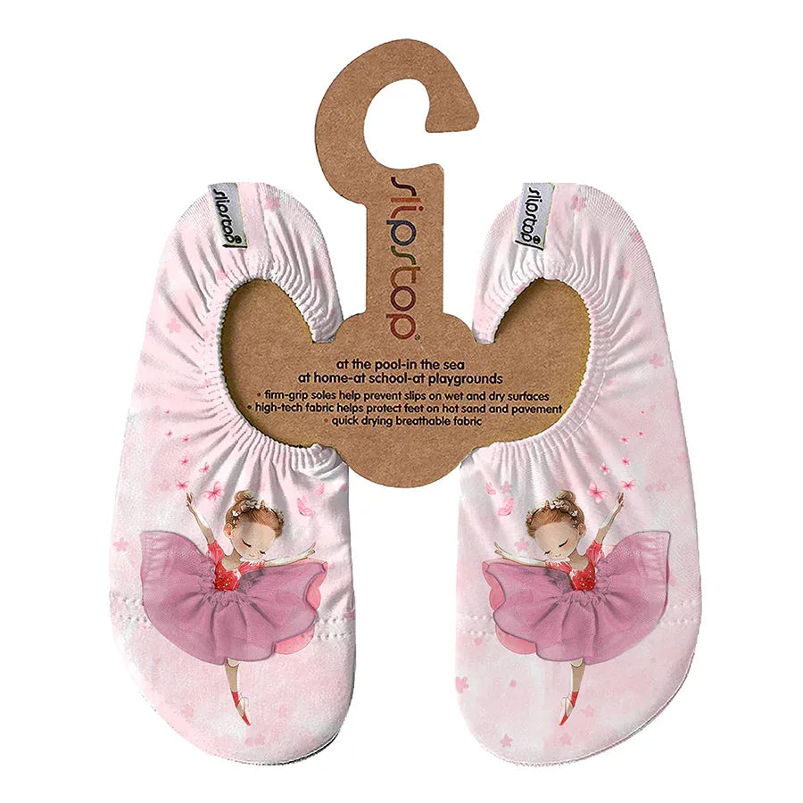 SLIPSTOP Kinder Hausschuhe Badeschuhe Animated Tutu rosa