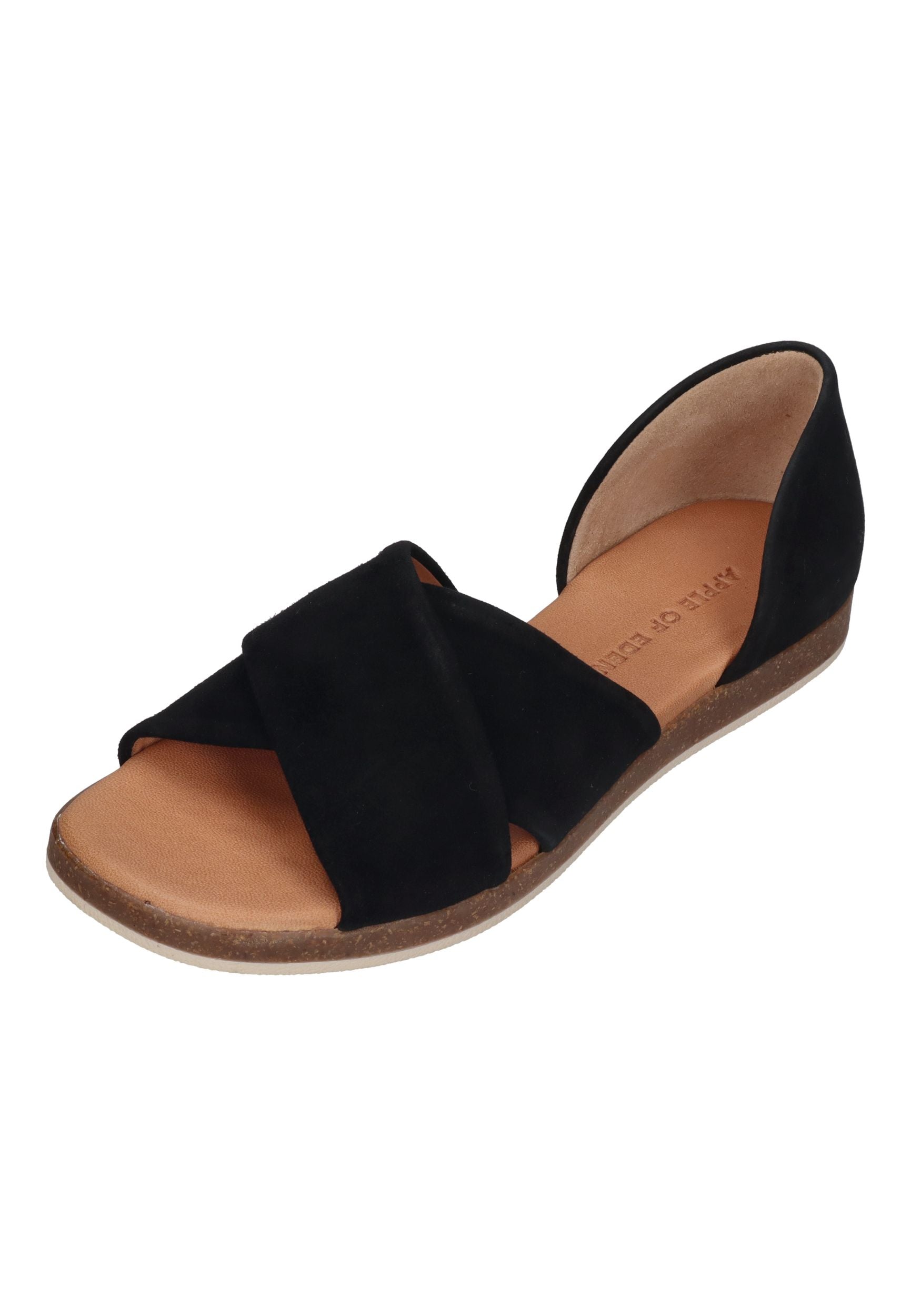 APPLE OF EDEN Damen Sandaletten CELINE 1.1 nubuk black