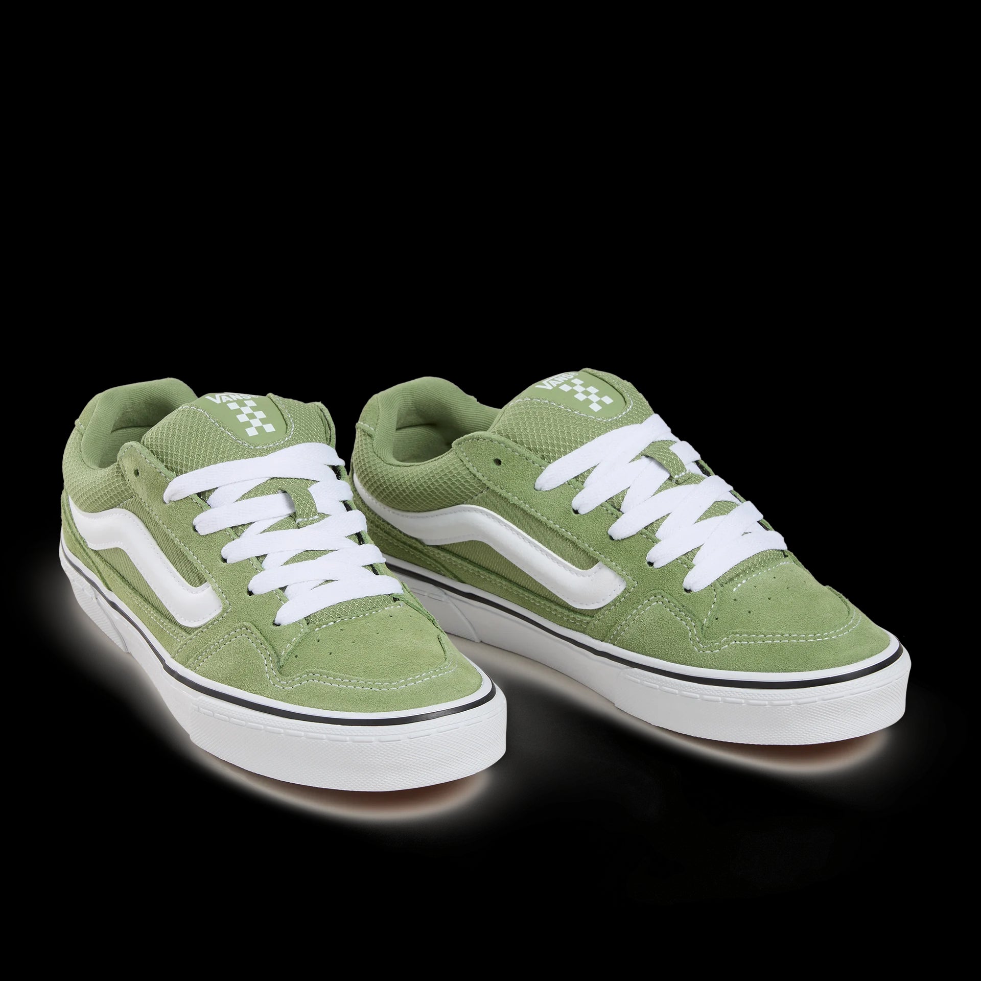 VANS in Übergrößen - CALDRONE Suede Mesh - neutral olive